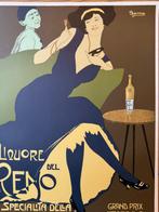 Remo Branca - Poster Pubblicitario Liquore del Reno-Remo