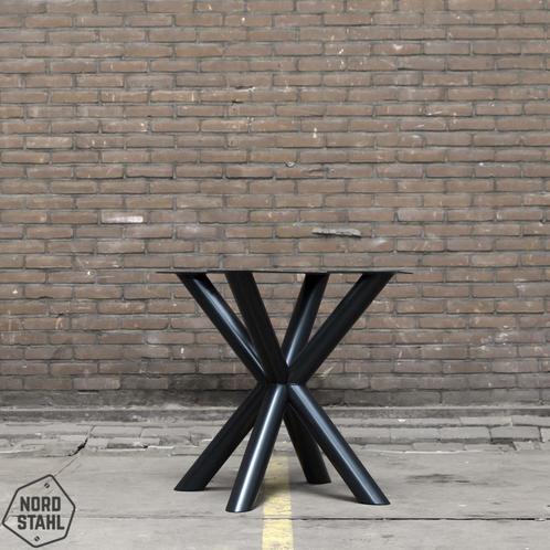 Stalen onderstel tafel - Double X round leg - Nordstahl, Huis en Inrichting, Tafelonderdelen, Nieuw, Verzenden