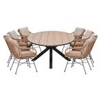 Garden Impressions Lucas tuinset bruin 9-delig - Tulli, Verzenden, Nieuw