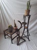 Standaard - Bamboe - Drie vintage plantentafeltjes