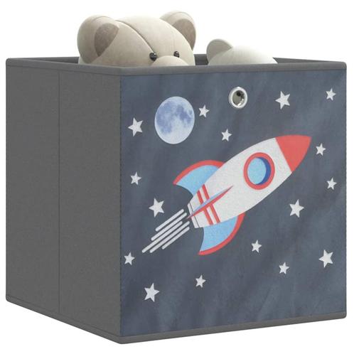 vidaXL Opbergboxen 4 st inklapbaar 32x32x32 cm ongeweven, Huis en Inrichting, Woonaccessoires | Kisten, Nieuw, Verzenden