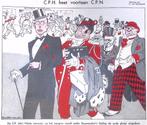 C.P.H. heet voortaan C.P.N. op spotprent (lijst optie), Verzenden