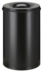 Vlamdovende papierbak 80 ltr zwart, Verzenden