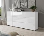 Dressoir wit 150x39x68 lades, Verzenden, 150 tot 200 cm, Nieuw, Modern