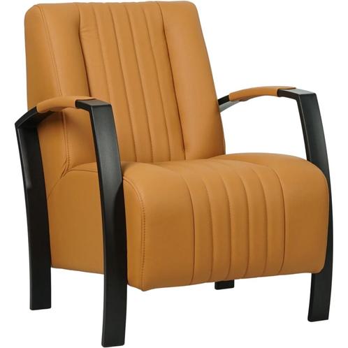 Leren Fauteuil Glamour - Toledo Leer Sabbia, Huis en Inrichting, Fauteuils, 50 tot 75 cm, 75 tot 100 cm, Nieuw, Leer, Ophalen of Verzenden