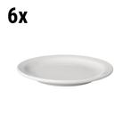 GGM Gastro | (6 stuks) BUDGETLINE - Plat bord Mammoet - Ø |, Huis en Inrichting, Keuken | Servies, Verzenden, Nieuw, Effen, Bord(en)