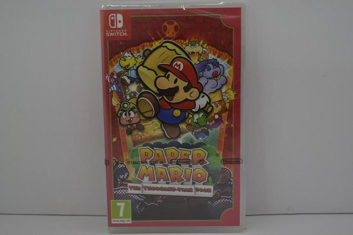 Paper Mario - The Thousand Year Door - NEW (SWITCH UKV), Spelcomputers en Games, Games | Nintendo Switch, 1 speler, Zo goed als nieuw