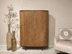Opbergkast Noor Naturel Hout | 150 cm, Huis en Inrichting, Ophalen, Nieuw