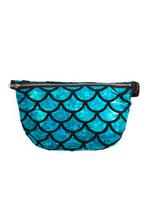 Schubben Heuptas Blauw Fanny Pack Twee Vakken Zwarte Band Ta, Ophalen of Verzenden, Nieuw, Overige typen