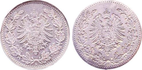 Duitsland Probe 50 Pfennig Muenzzeichen E Ag 900 nur Wapp..., Postzegels en Munten, Munten | Europa | Niet-Euromunten, Verzenden