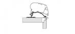 Thule Caravan Roof Adapter 375, Caravans en Kamperen, Nieuw