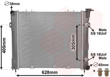 RADIATOR VOOR JEEP GRAND CHEROKEE 1993-1998 52006644 beschikbaar voor biedingen