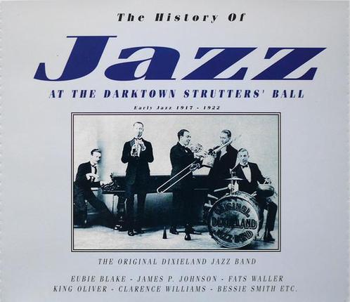 cd - Various - The History Of Jazz - At The Darktown Stru..., Cd's en Dvd's, Cd's | Overige Cd's, Zo goed als nieuw, Verzenden