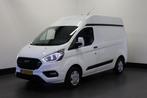 Ford Transit Custom 2.0 TDCI 130PK L1H2 EURO 6, Auto's, Bestelauto's, Stof, Gebruikt, Wit, Dealer onderhouden