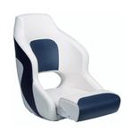 Talamex Bootstoel Captain Deluxe Wit - Navy, Watersport en Boten, Bootonderdelen, Nieuw, Ophalen of Verzenden