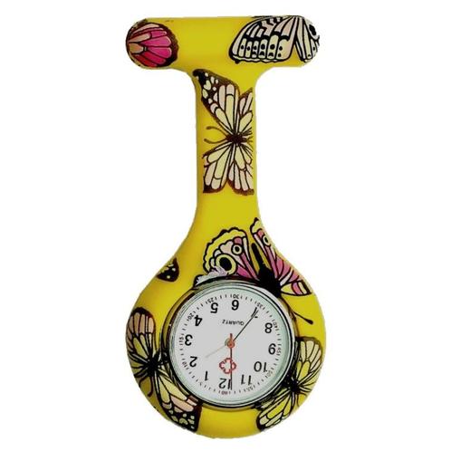 Fako® - Verpleegstershorloge - Siliconen RVS Print - Vlinder, Sieraden, Tassen en Uiterlijk, Horloges | Dames, Verzenden