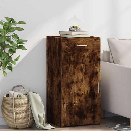 vidaXL Dressoir 45x42,5x93 cm bewerkt hout gerookt, Huis en Inrichting, Kasten | Dressoirs, 25 tot 50 cm, Nieuw, Minder dan 50 cm