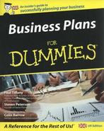 Business plans for dummies by Paul Tiffany (Paperback), Boeken, Taal | Engels, Gelezen, Paul Tiffany, Steven D. Peterson, Verzenden