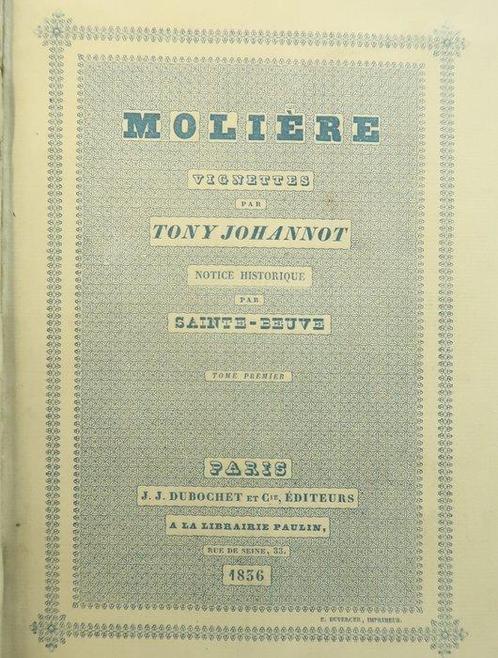 Molière / Tony Johannot / Carayon [Reliure signée] - Oeuvres, Antiek en Kunst, Antiek | Boeken en Bijbels