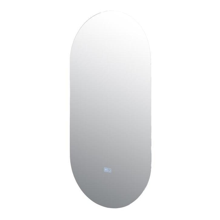 Ovale badkamerspiegel met ledverlichting - 3000 kelvin | 80, Huis en Inrichting, Woonaccessoires | Spiegels, Nieuw, Verzenden