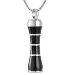 Ashanger, assieraad koker zwart, Sieraden, Tassen en Uiterlijk, Nieuw, Zwart, Overige materialen, Kruis of Symbool
