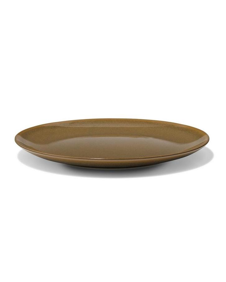 HEMA Dinerbord Ø26.4cm Monaco reactief glazuur donkerbruin, Huis en Inrichting, Keuken | Servies, Nieuw, Verzenden