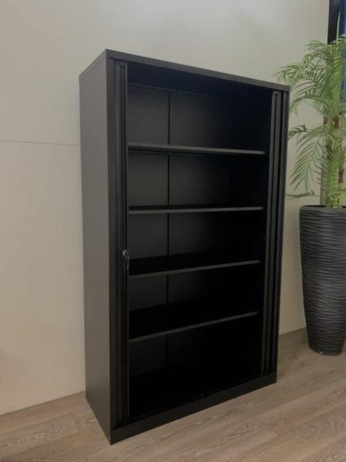 Nieuwe roldeurkast archiefkast -  zwart 195 hoog, Huis en Inrichting, Kasten | Roldeurkasten en Archiefkasten, Met slot, 25 tot 50 cm