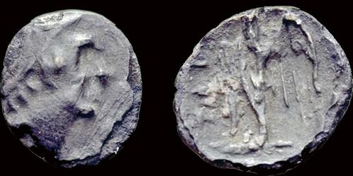 Ca 302-260bc Judaea Yehud coinage Ptolemaic rule Ar quart..., Postzegels en Munten, Munten | Europa | Niet-Euromunten, Verzenden