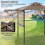 Partytent - 2,5x2,5m - Paviljoen - Opvouwbaar - Grijs - COST, Verzenden, Zo goed als nieuw