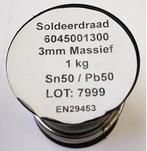 draadsoldeer Sn/Pb 50/50 3mm rol 1kg, Doe-het-zelf en Verbouw, Ophalen of Verzenden, Nieuw