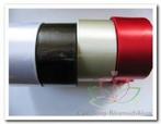 Cream lint 45 mm zwart opdruk +/- 50 cm. - eigen tekst, Ophalen of Verzenden, Nieuw