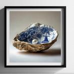 Henevor - Henevor - Delft Blue Oyster & Pearl – Limited, Antiek en Kunst, Kunst | Designobjecten