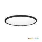 Plafonniere NIVERA | Rond | 24W | Ø300mm | Zwart, Huis en Inrichting, Lampen | Plafondlampen, Ophalen of Verzenden, Nieuw