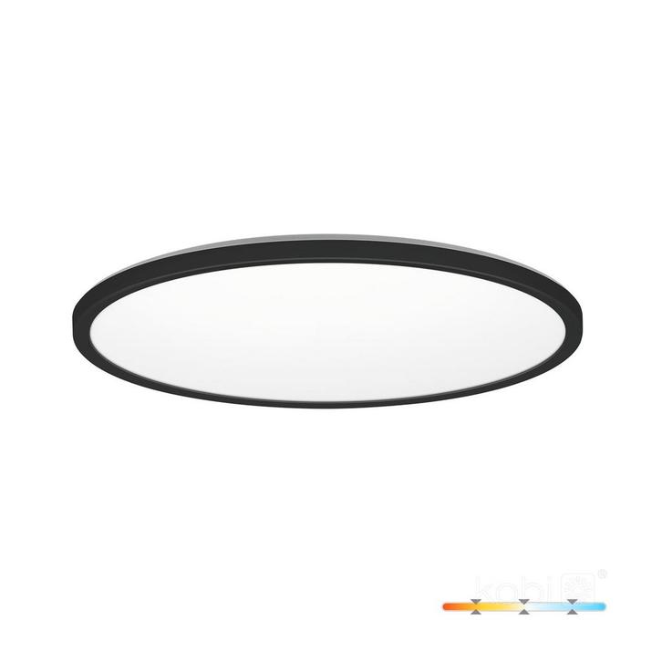 Plafonniere NIVERA | Rond | 24W | Ø300mm | Zwart, Huis en Inrichting, Lampen | Plafondlampen, Nieuw, Ophalen of Verzenden