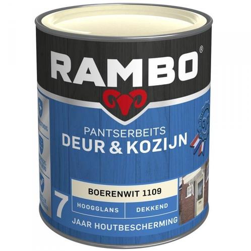 Rambo Pantserbeits Deur & Kozijn Transparant Zijdeglans -..., Doe-het-zelf en Verbouw, Verf, Beits en Lak, Beits, Overige kleuren
