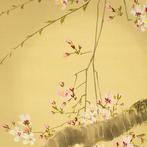 Weeping Cherry Tree and Hazy Moon with Original Box