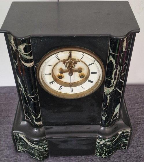 Pendule - leisteen - 1850-1900, Antiek en Kunst, Antiek | Klokken