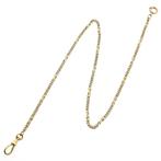 Vintage gouden horlogeketting; Chatelaine (voor aan een z..., Ophalen of Verzenden, Goud