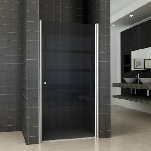 Nisdeur Wiesbaden met profiel Rookglas 80x202cm 8mm Nano, Doe-het-zelf en Verbouw, Sanitair, Douche, Nieuw, Ophalen of Verzenden