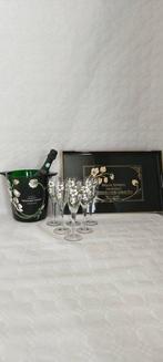 Emile Gallé - Champagne koeler - Glas - Perrier speelgoedset, Antiek en Kunst