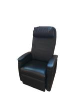 Fitform Vario 570 Sta- Op stoel in zwart leder met accu, Huis en Inrichting, Fauteuils, Minder dan 75 cm, Leer, Zo goed als nieuw