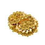 Antieke gouden broche, mutsenbel (vintage, Gouden Broches), Goud, Gebruikt, Ophalen of Verzenden, Overige kleuren