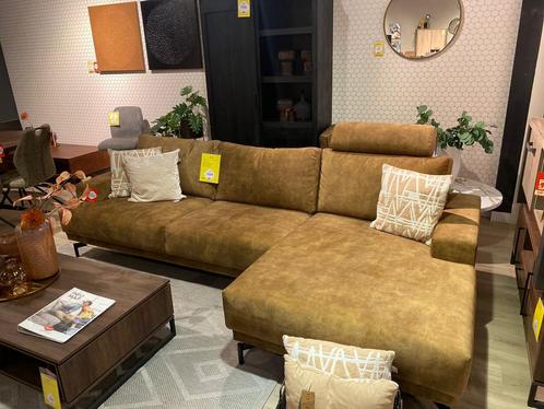 Moderne bank Ostuni met chaise longue rechts, Huis en Inrichting, Banken | Bankstellen, 150 cm of meer, Nieuw, Minder dan 150 cm