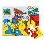 Micki Pippi Langkous Legpuzzel (12 Stukjes) (Poppenhuizen), Ophalen of Verzenden, Nieuw