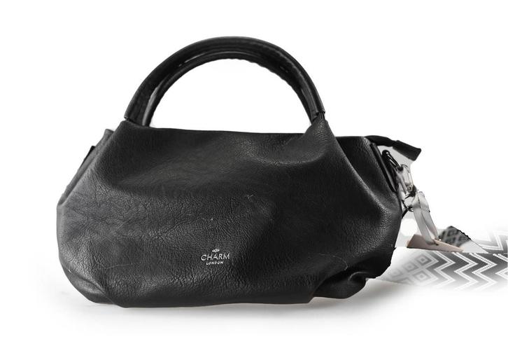 Charm London Tas Zwart | 10% korting, Sieraden, Tassen en Uiterlijk, Tassen | Damestassen, Zwart, Zo goed als nieuw, Verzenden