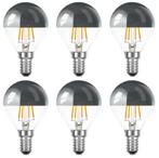 6 stuks Ledmaxx LED kopspiegellamp zilver E14 4W 360lm 27..., Ophalen of Verzenden, Nieuw