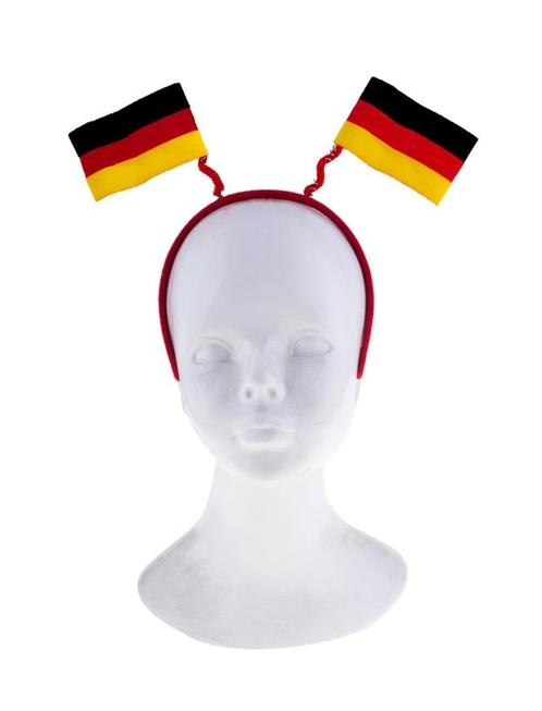 Diadeem Duitse Vlaggetjes, Hobby en Vrije tijd, Feestartikelen, Nieuw, Ophalen of Verzenden