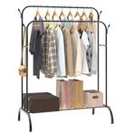 Dubbelpolig Kledingrek – Vrijstaand Droogrek met Zijhaken, Huis en Inrichting, Woonaccessoires | Kapstokken, Verzenden, Nieuw