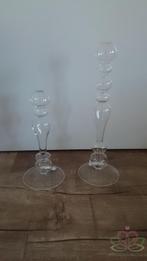 Glas Vaas Kandelaar 20 cm. Glas Vaas Kandelaar 20 cm., Ophalen of Verzenden, Nieuw
