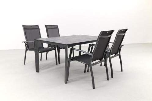 Kettler Edge/Altura 160 cm. tuinset - 5-delig verstelbaar, Tuin en Terras, Tuinsets en Loungesets, Tuinset, Nieuw, Overige materialen